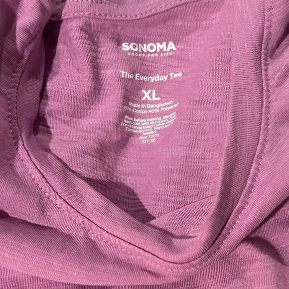 Sonoma Everyday Tee Bundle - Purple, Pink-lilac, Brown - all XL - Picture 13 of 13